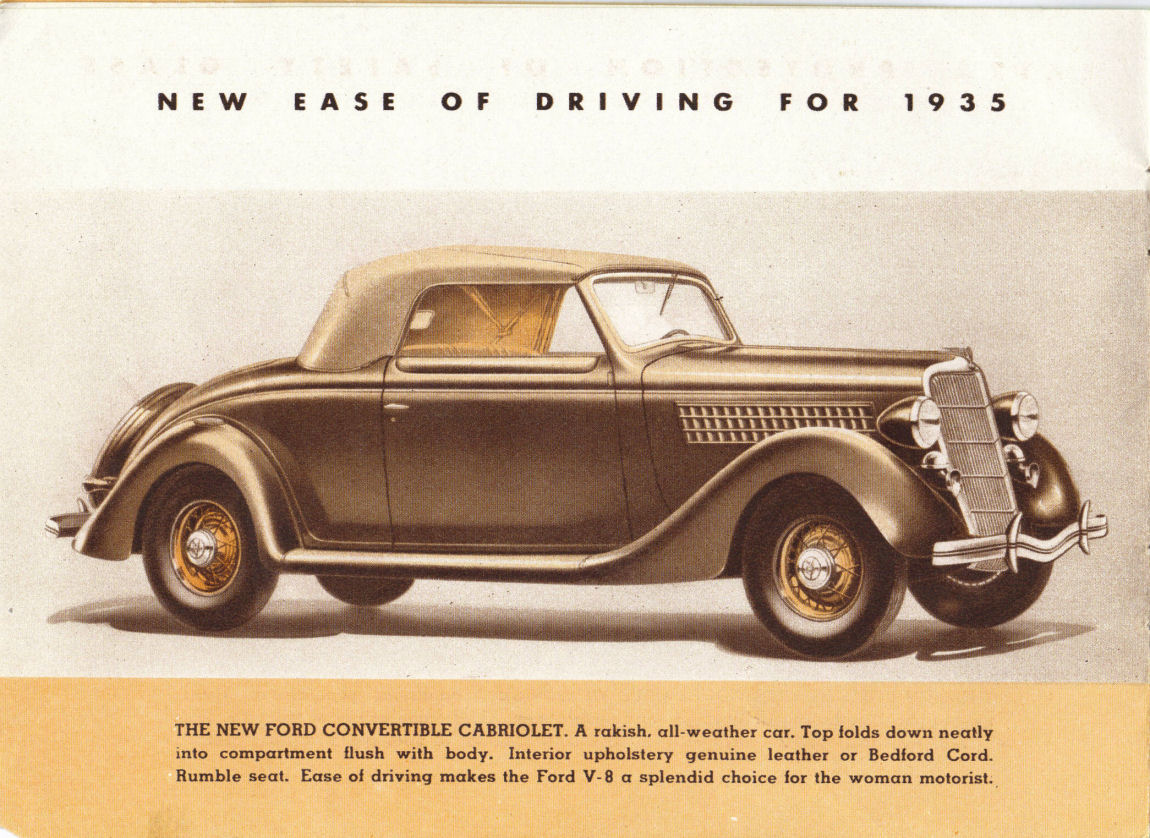 1935 Ford V-8 Booklet Page 6